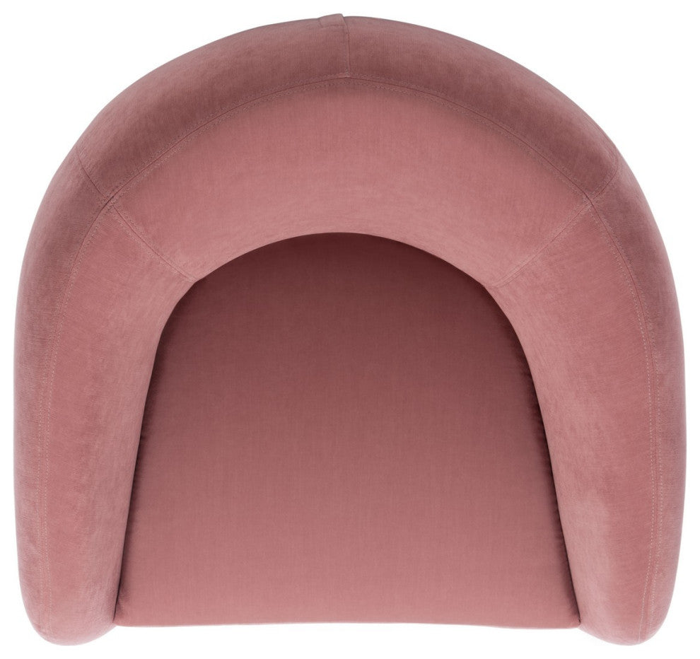 Safavieh Couture Kiana Modern Accent Chair, Dusty Rose