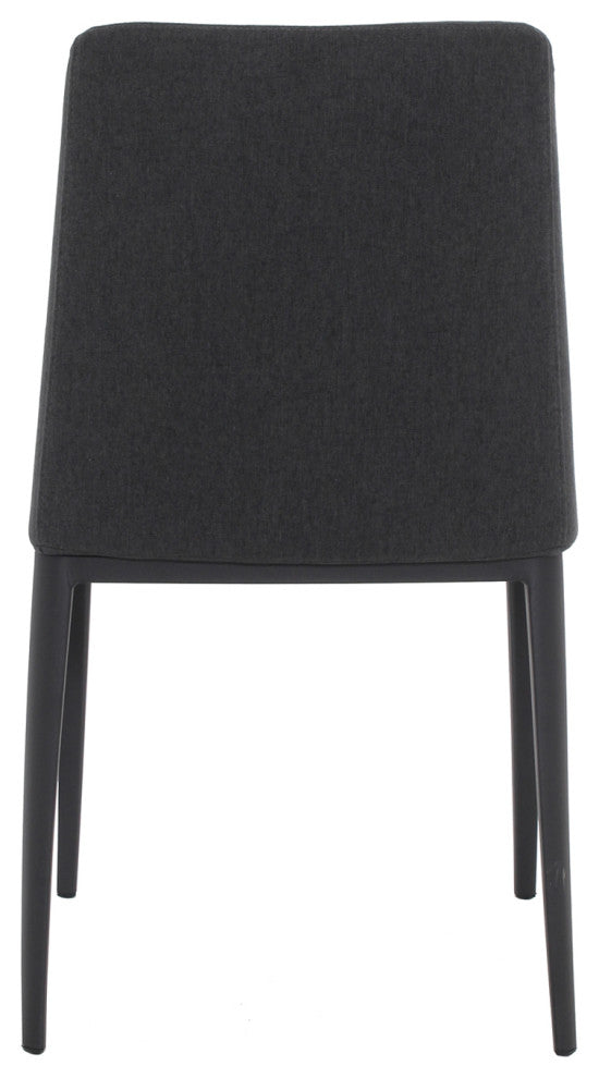 Elite Living Avenue Modern Upholstered Dining Chair/Side Chair, Dark Gray