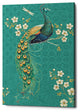 Ornate Peacock IXD' by Daphne Brissonnet, Giclee Canvas Wall Art, 12"x18"