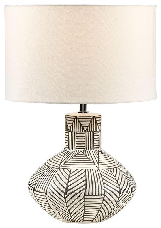 Boho Ceramic Table Lamp
