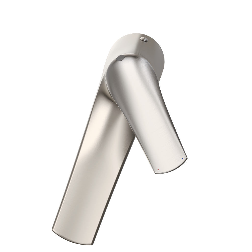 Lemora Single Handle Lavatory Faucet w/ Metal Touch-Down Drain Chrome, Brushed Nickel