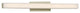 Brink LED Bathroom Vanity/Wall Light, Brushed Brass, 24", 2700k