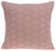 Parkland Collection Diani Transitional Pink Pillow Cover With Poly Insert