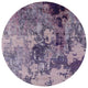 Ahgly Company Indoor Round Mid-Century Modern Area Rugs, 7' Round