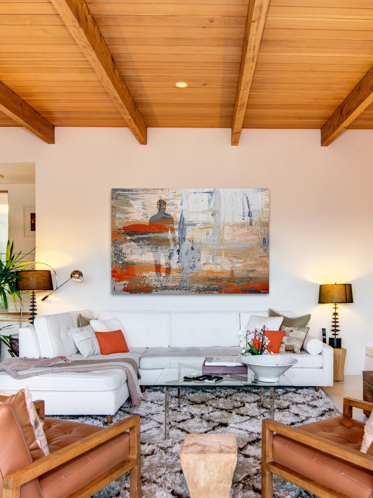 "Done for the Day" Painting Print on Wrapped Canvas, 36"x24"