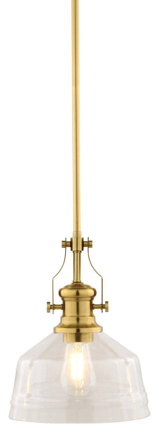 Vaxcel Lighting P0429 Beloit 9"W Mini Pendant - Brushed Gold