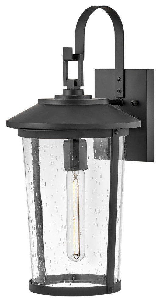 Lark Banks 19" Medium Outdoor Wall Mount Sconce, Black
