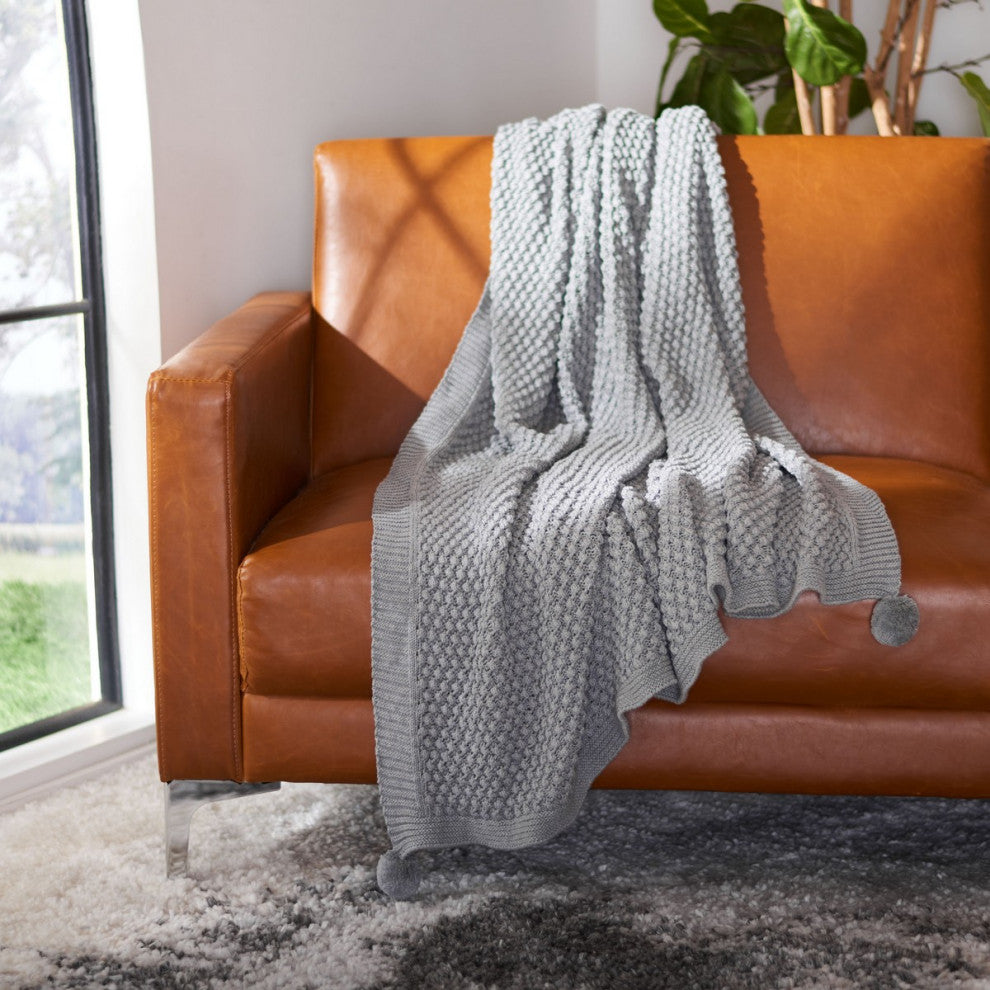 Safavieh Capra Throw, Grey