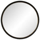 Industrial Sax Round Mirror - Black