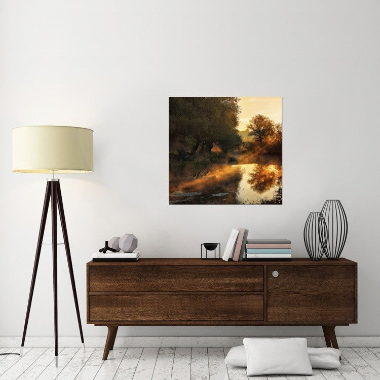 "When Nature Paints With Light" Stretched Canvas Giclee by Jimbi, 36x34"