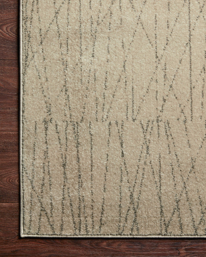 Loloi II Bowery BOW-05 Beige, Pepper Sample Swatch