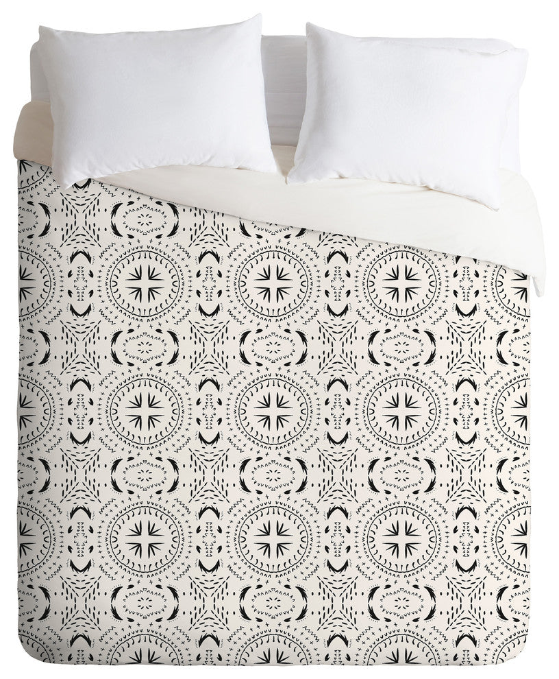 Holli Zollinger Mandala Tile Light Duvet Cover Set, King