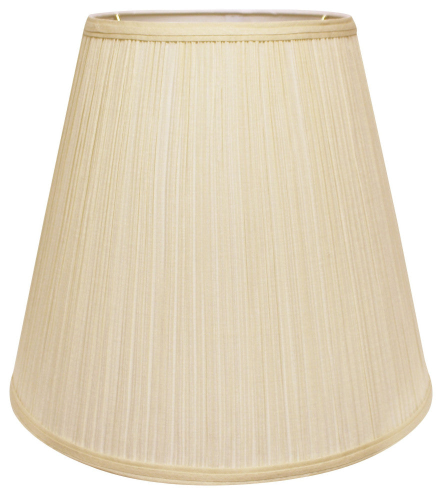 16" Ivory Deep Empire Broadcloth Lampshade