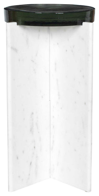 Uttermost Olina Marble Outdoor Accent Table