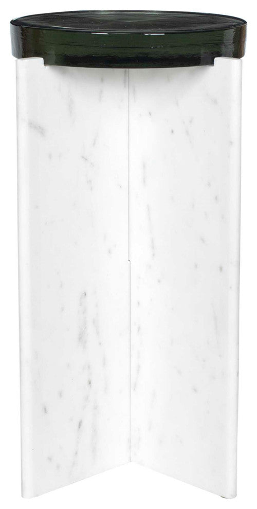 Uttermost Olina Marble Outdoor Accent Table