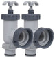 Vidaxl Pool Plunger Valves 2 Pcs