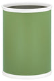 Kraftware Oval Wastebasket, Mist Green