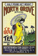 North Grove Brand Tea- Gallery Wrapped Canvas Art 28" x 42"
