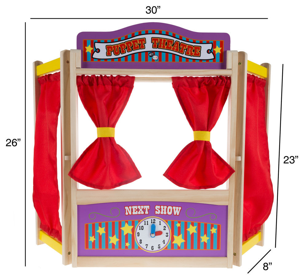 Puppet Theater Wooden Tabletop Toy to Inspire Imagination and Creativity