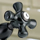 Kingston Brass Two-Handle Bathroom Faucet With Brass Pop-Up, Oil Rubbed Bronze