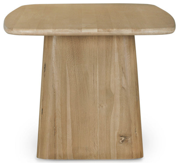 Laurel Solid White Oak Dining Table - Natural