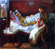 Lovis Corinth Franz Heinrich Corinth on His Sickbed Gallery Wrapped Canvas Print