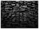 Black 3D Geometric Background, Abstract Canvas Art Print, 40"x30"