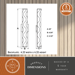 Marseille 24" LED Vanity Matte Black