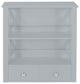 Lewis Wall-Mounted Bathroom Storage Cabinet With Drawers, Gray