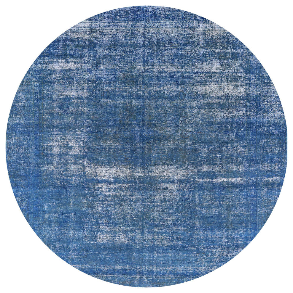 Ahgly Company Indoor Round Mid-Century Modern Area Rugs, 3' Round