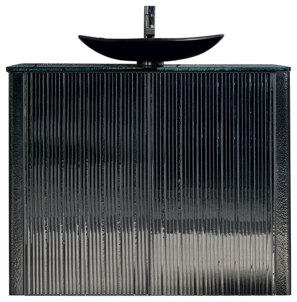 Ellera Luxury Crystal Single Vanity, Single Sink, Free Standing