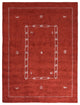 HAND KNOTTED LOOM SILK AREA RUGS-8'x11',Rectangle,Light Red Beige,Contemporary