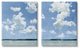 Bright Cloudy Sky Lake Water Landscape Summer Day,16 x 20