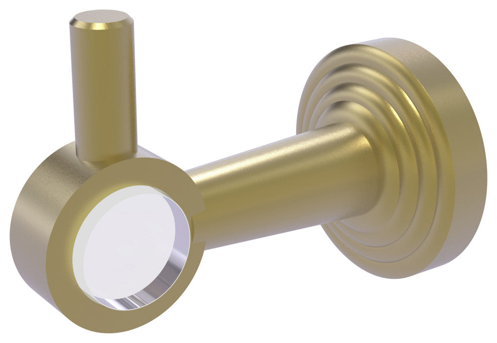 Pacific Beach Robe Hook, Satin Brass