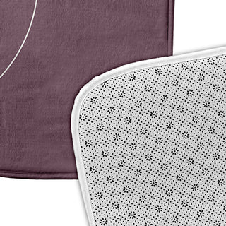 24" x 17" Gone Forever Overboard Bathmat, Dusty Purple