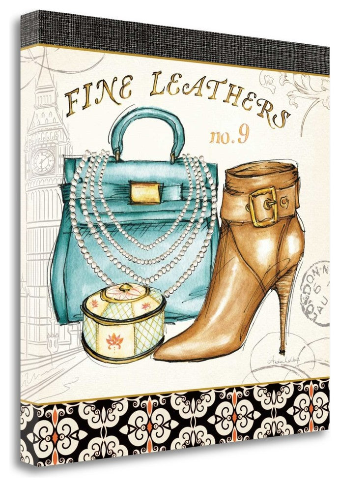 "Boutique De Luxe IV" By Andrea Laliberte, Giclee Print on Gallery Wrap Canvas