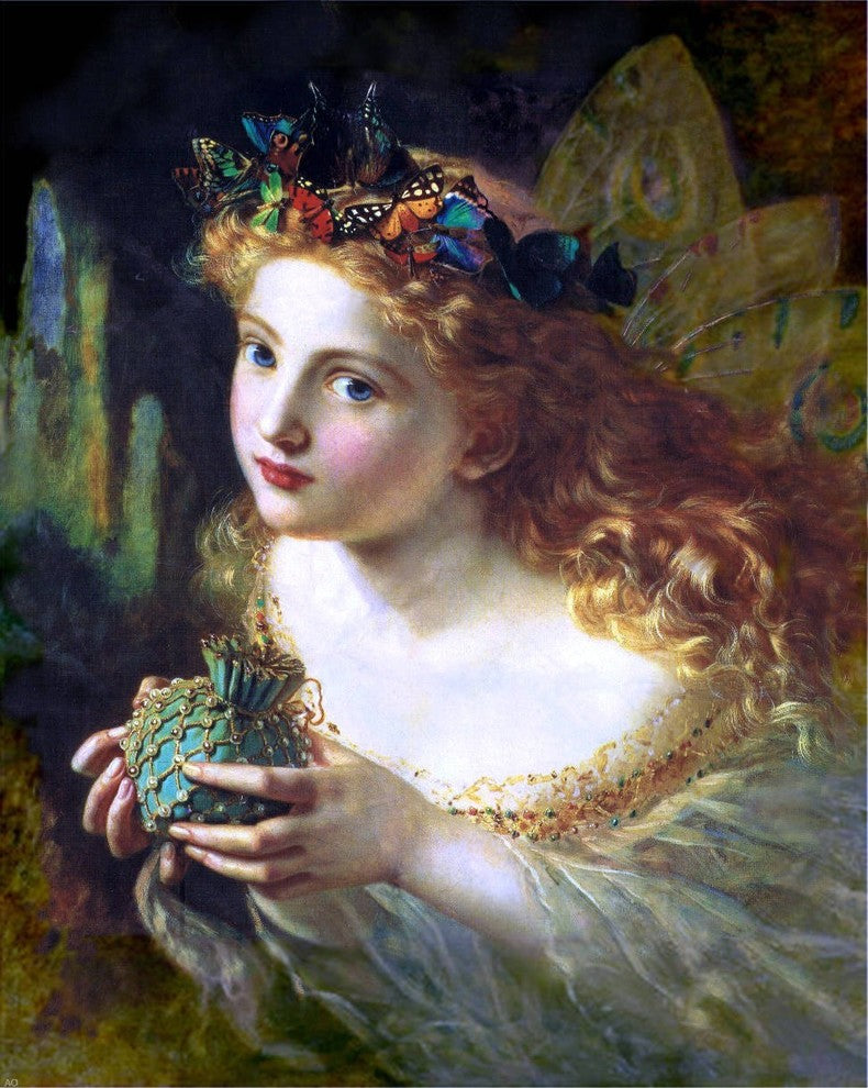 Sophie Anderson Take the Fair Face of Woman Wrapped Canvas, 20"x25"