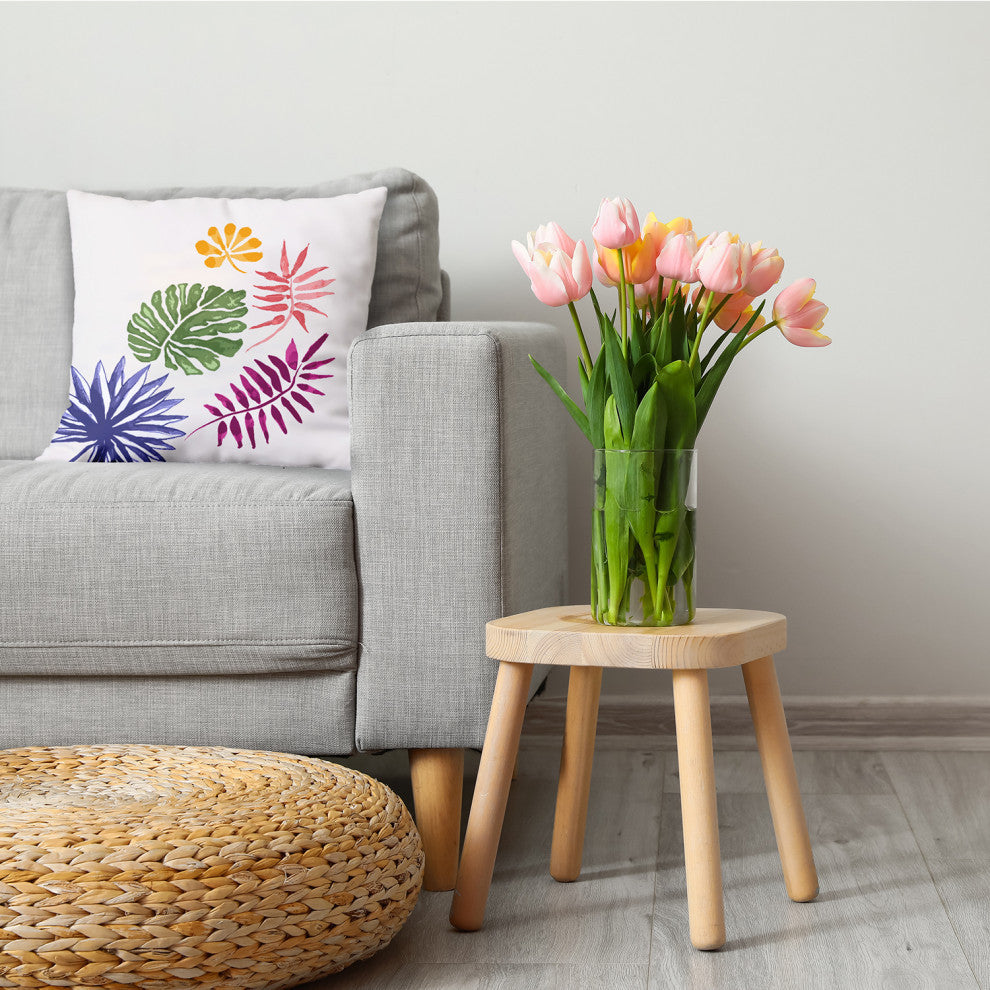 Brambles Decorative Throw Pillow, Multi, 18"x18"