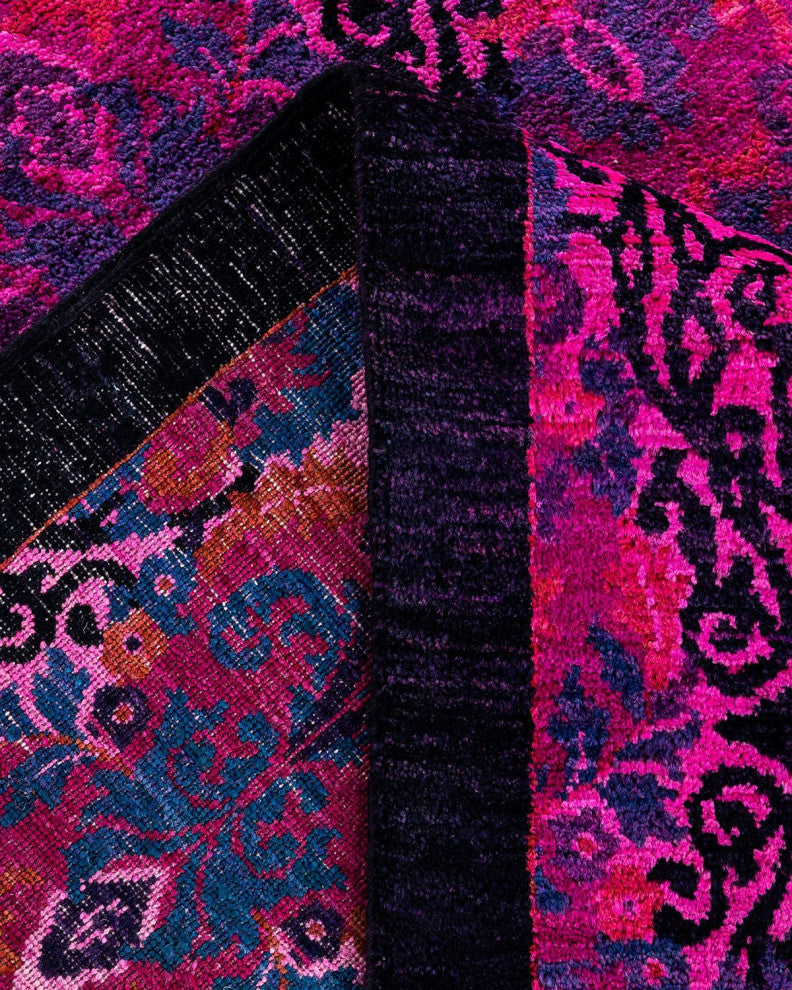 Vibrance, One-of-a-Kind Hand-Knotted Area Rug Pink, 11'10"x15'8"