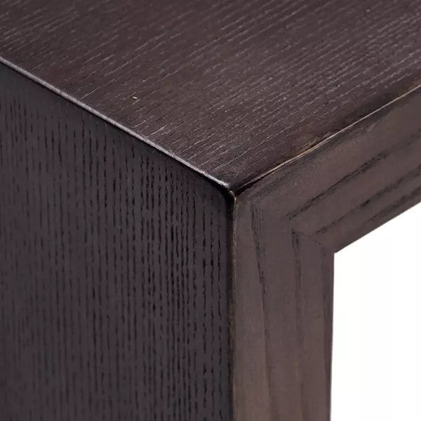 Maxwell 60" Console Table, Finish: Pumpernickel, Brushed Nickel