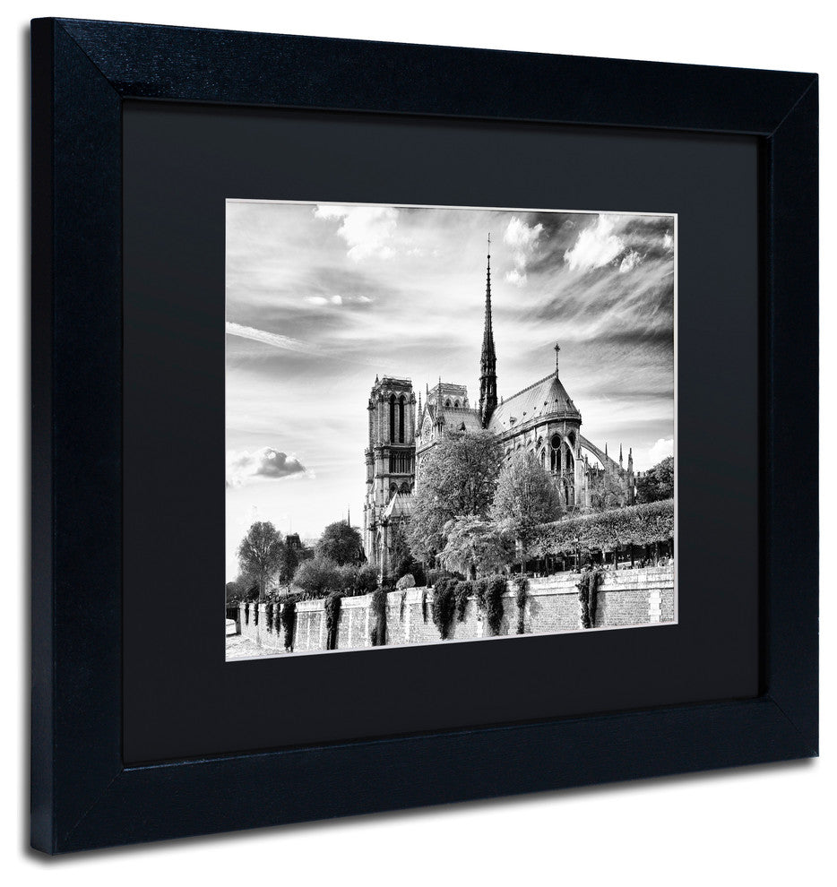Philippe Hugonnard 'Notre Dame Cathedral Paris' Matted Framed Art, 11x14