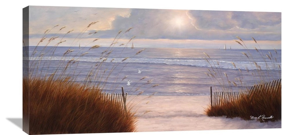 "Beach Peace" Artwork, 36"x18"