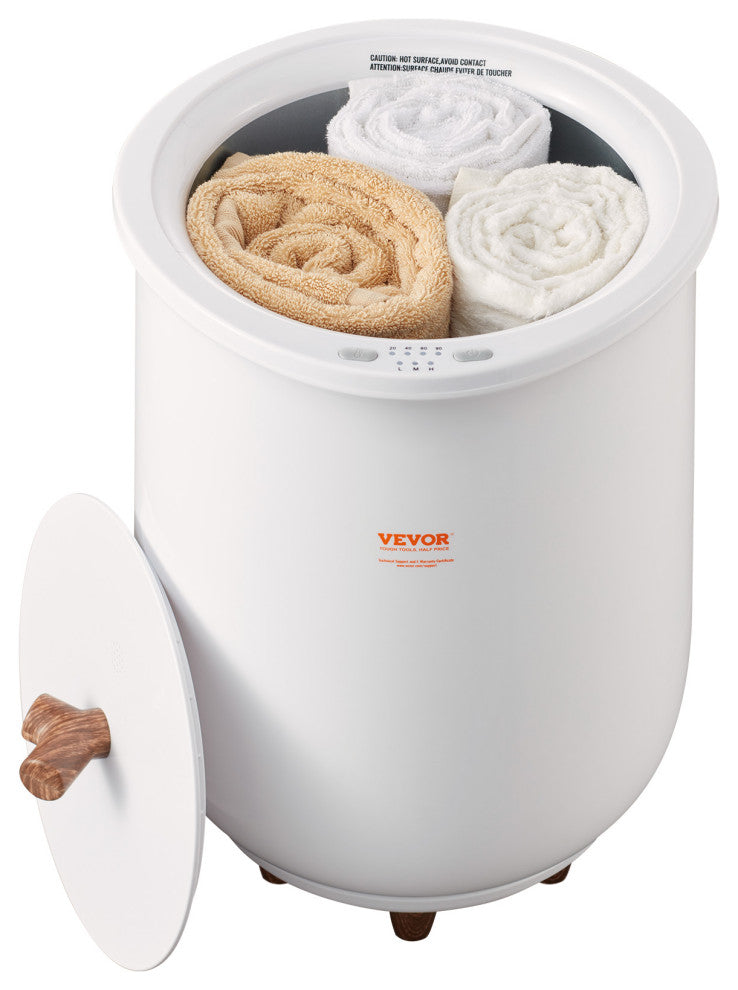 VEVOR Towel Warmer Bucket 20L Large Towel Warmers for Bathroom with LED Light