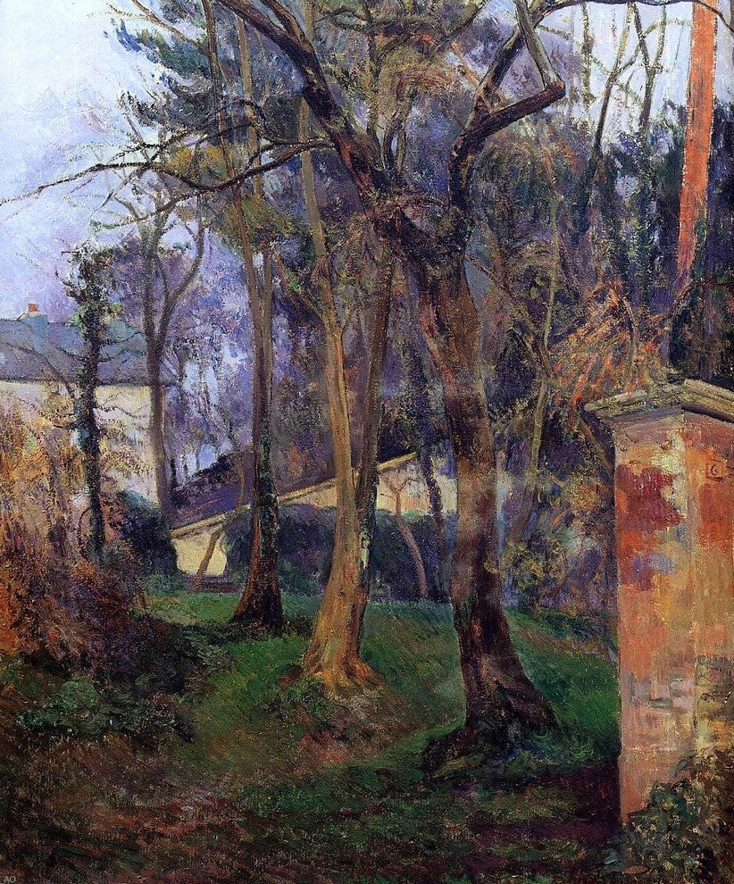 Paul Gauguin Abandoned Garden Rouen, Gallery Wrapped Canvas Print, 20"x25"