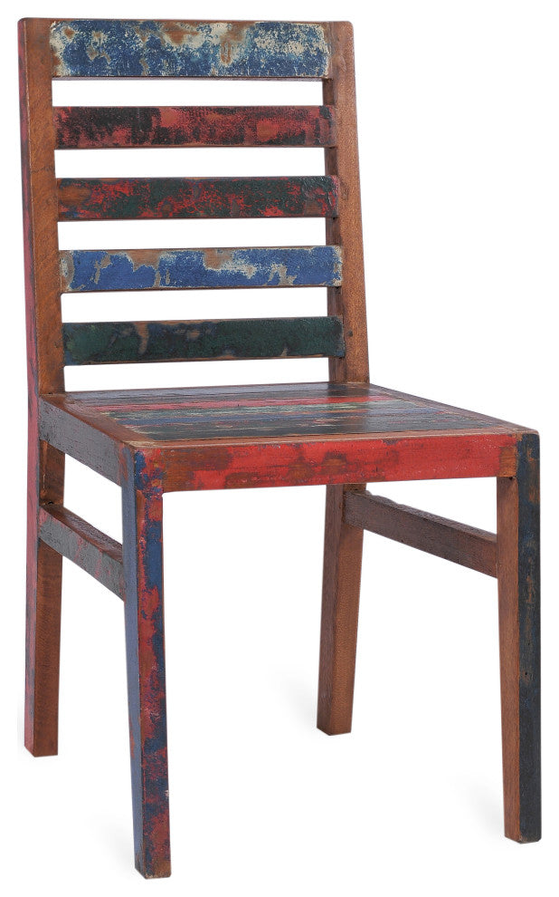 Marina Del Rey Dining Chair Made from Recycled Teak Wood Boats