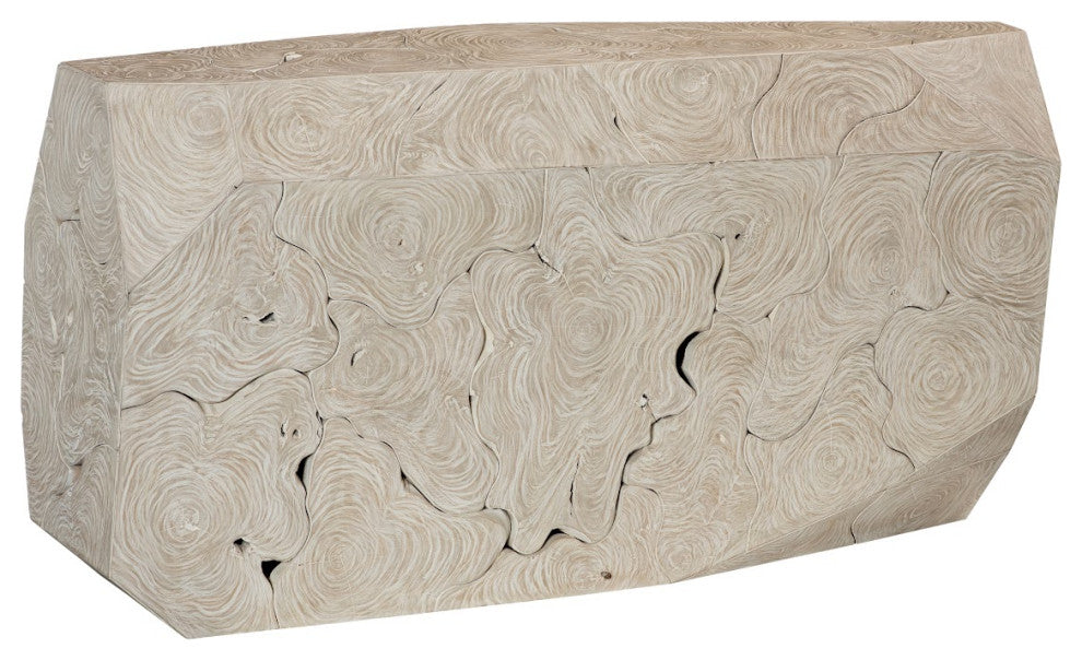 Prism Console Table, Oat Finish