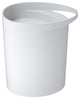 26" Polystone Free-Standing Bathroom Sink, Matte White, No Faucet