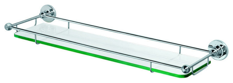Premier Railing Glass Shelf, Chrome