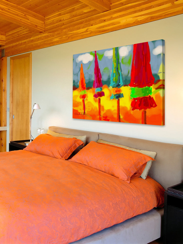 Marmont Hill, "Deauville France" by Arthur Pina Painting Wrapped Canvas, 24x16