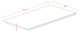 100% Solid Wood Large Shelf for Kyle Wardrobes Only, Mocha
